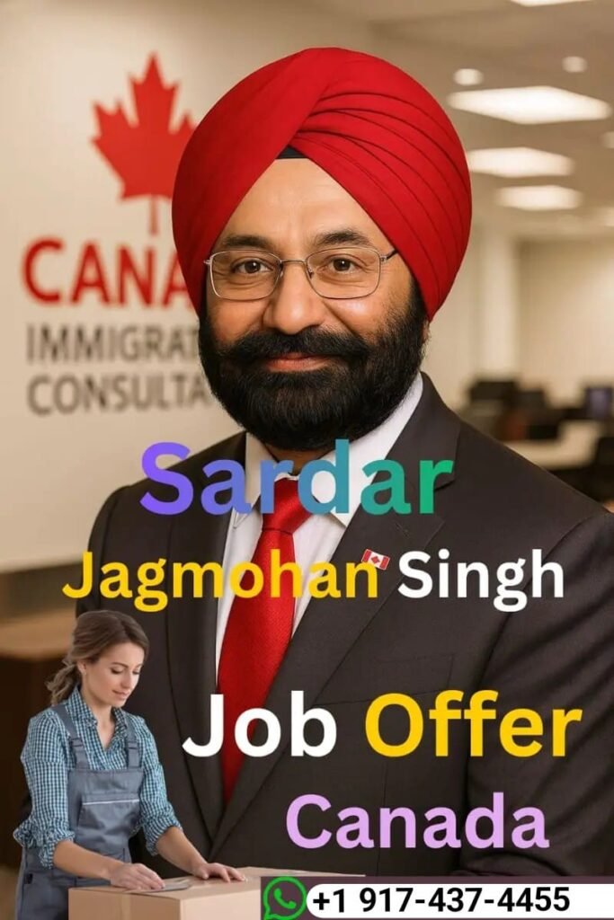 Sardar Jagmohan Singh job offer Canada
