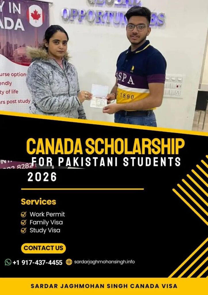Canada scholarship for Pakistani students 2026