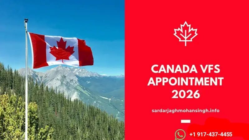 Canada VFS appointment 2026
